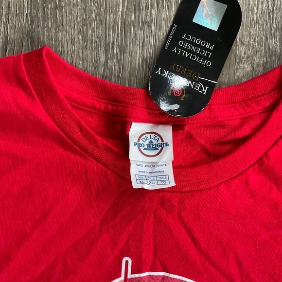 Official Kentucky‎ Derby 141 Red Event Logo T-Shirt 2015 - New With Tags! - Picture 2 of 5